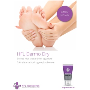 Markedsmateriell HFL Labotatories - Flyers HFL Dermo Dry