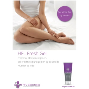 Markedsmateriell HFL Labotatories - Flyers HFL Fresh Gel