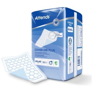 Hygieneunderlag Cover Dri Plus, 60x60cm, 50stk