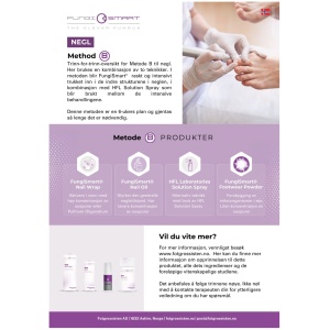 Markedsmateriell FungiSmart® - Metode B Trinn for trinn