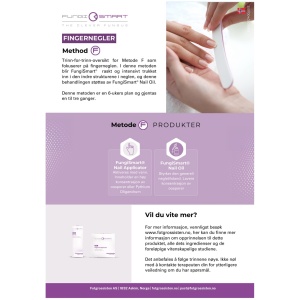 Markedsmateriell FungiSmart® - Metode F Trinn for trinn