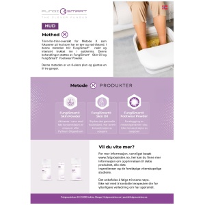 Markedsmateriell FungiSmart® - Metode X Trinn for trinn