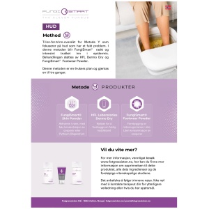 Markedsmateriell FungiSmart® - Metode Y Trinn for trinn